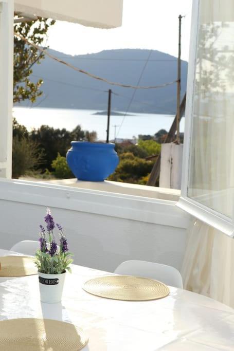 White Villa In Olive Trees And Seaview To Panagia Almiropótamos Exteriör bild