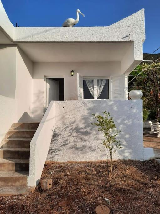 White Villa In Olive Trees And Seaview To Panagia Almiropótamos Exteriör bild